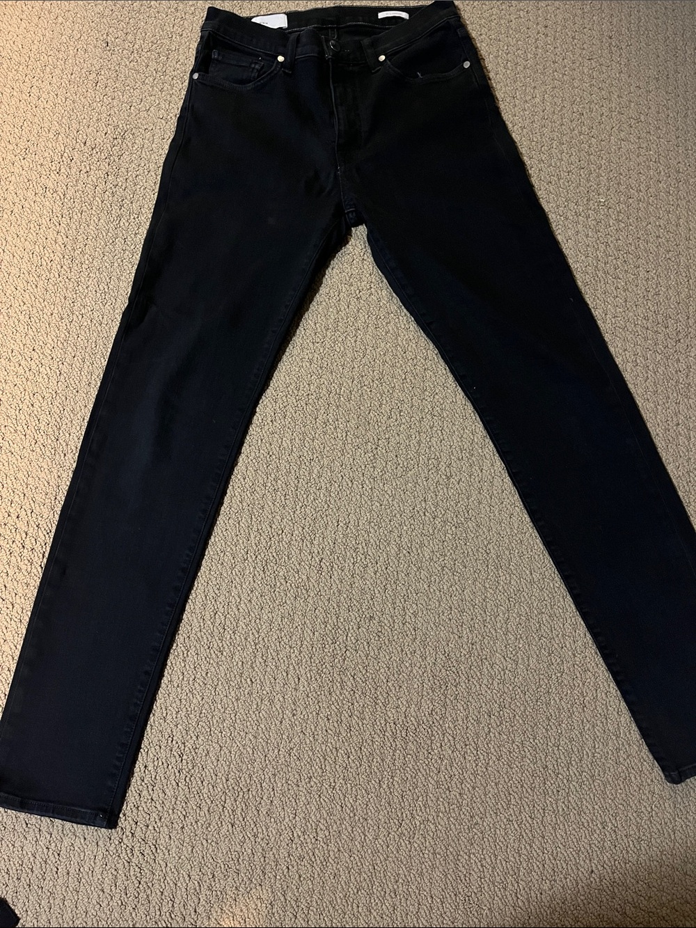 baldwin Men's Slim Jeans Black 31x31